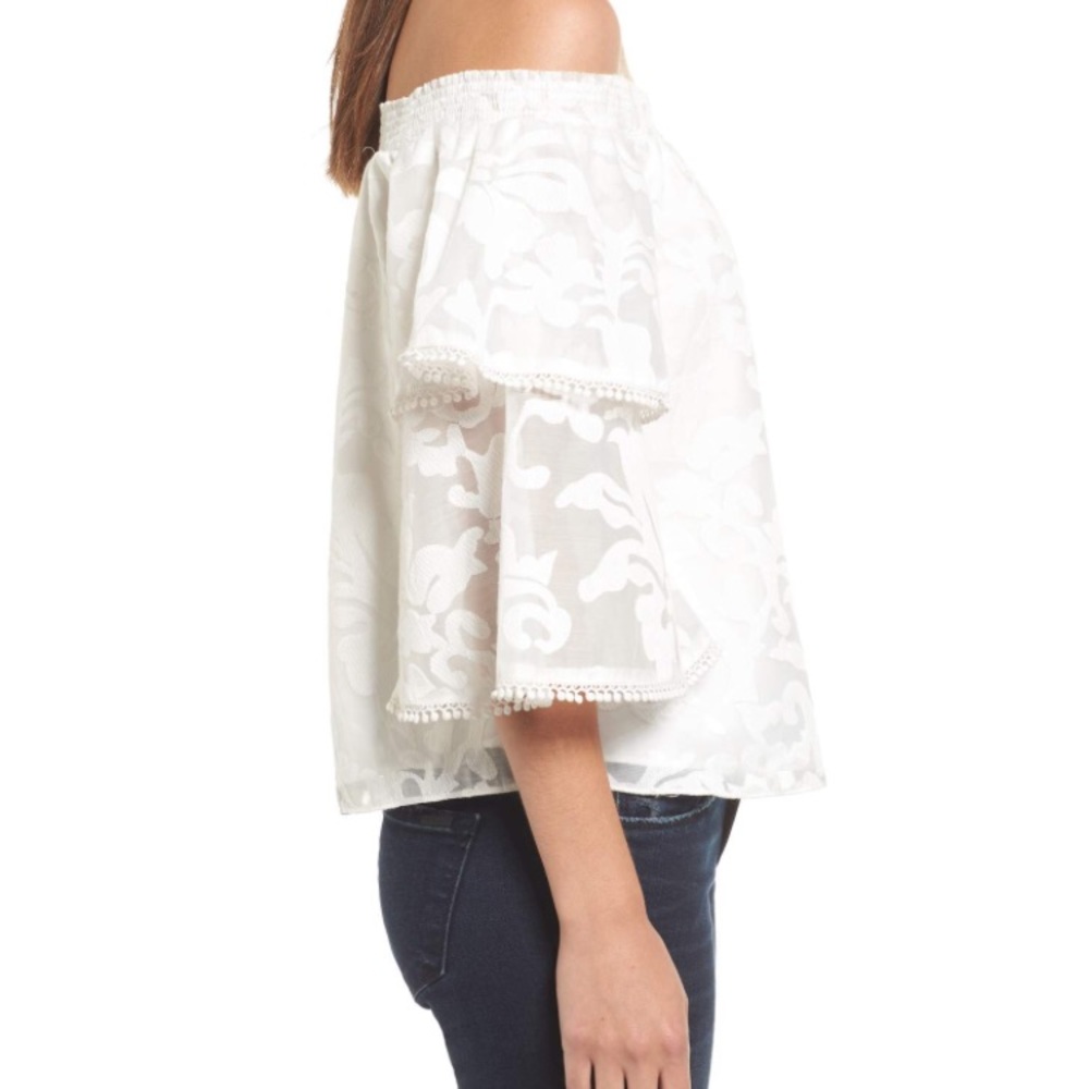 White Devlin blouse - Picture 3 of 4
